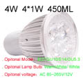 E27 GU10 E14 GU5.3 LED Light Lamp Bulb AC85-265V 110V 220V Cool Warm White=50W halogen 450LM 4W