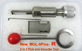 New MUL-5 Pins-R 2 in 1 pick and Decoder Tool(R-UP) бесплатная доставка