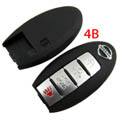 Nissan Smart Remote Shell 4 Button 1pc/lot бесплатная доставка