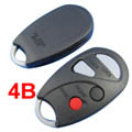 Nissan Remote Shell 4 Button 10pcs/lot